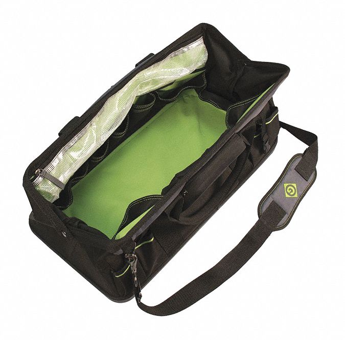GREENLEE, Polyester, 28 Pockets, Tool Bag 499N28015821 Grainger