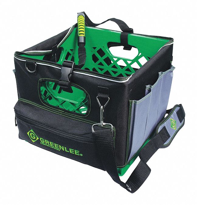 GREENLEE, Polyester, Black, Tool Bag 499N32015828 Grainger