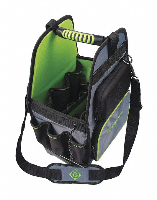 GREENLEE, Polyester, Black, Tool Bag 499N33015829 Grainger
