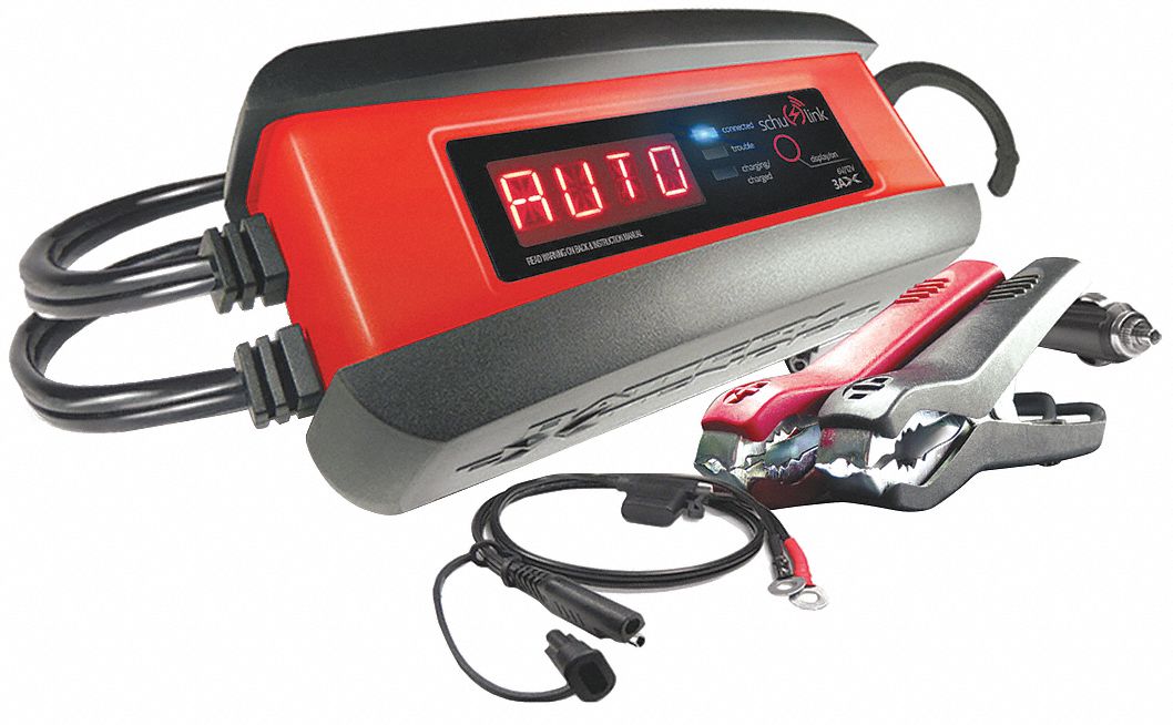 Battery Charger, Benchtop, Automatic, For Battery Voltage 6, 12 - Grainger