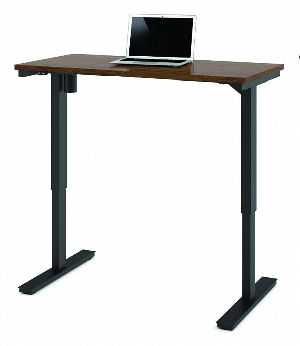 BESTAR Electric Adjustable Table Bestar Series, 47 5/8 in Overall Wd