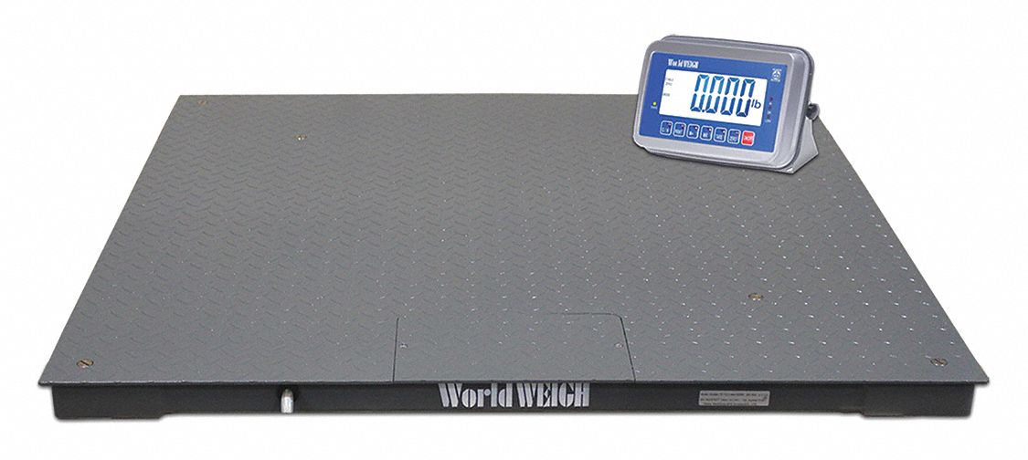BTEK WORLDWEIGH Floor Scale, Package Weighing, Digital Scale Display