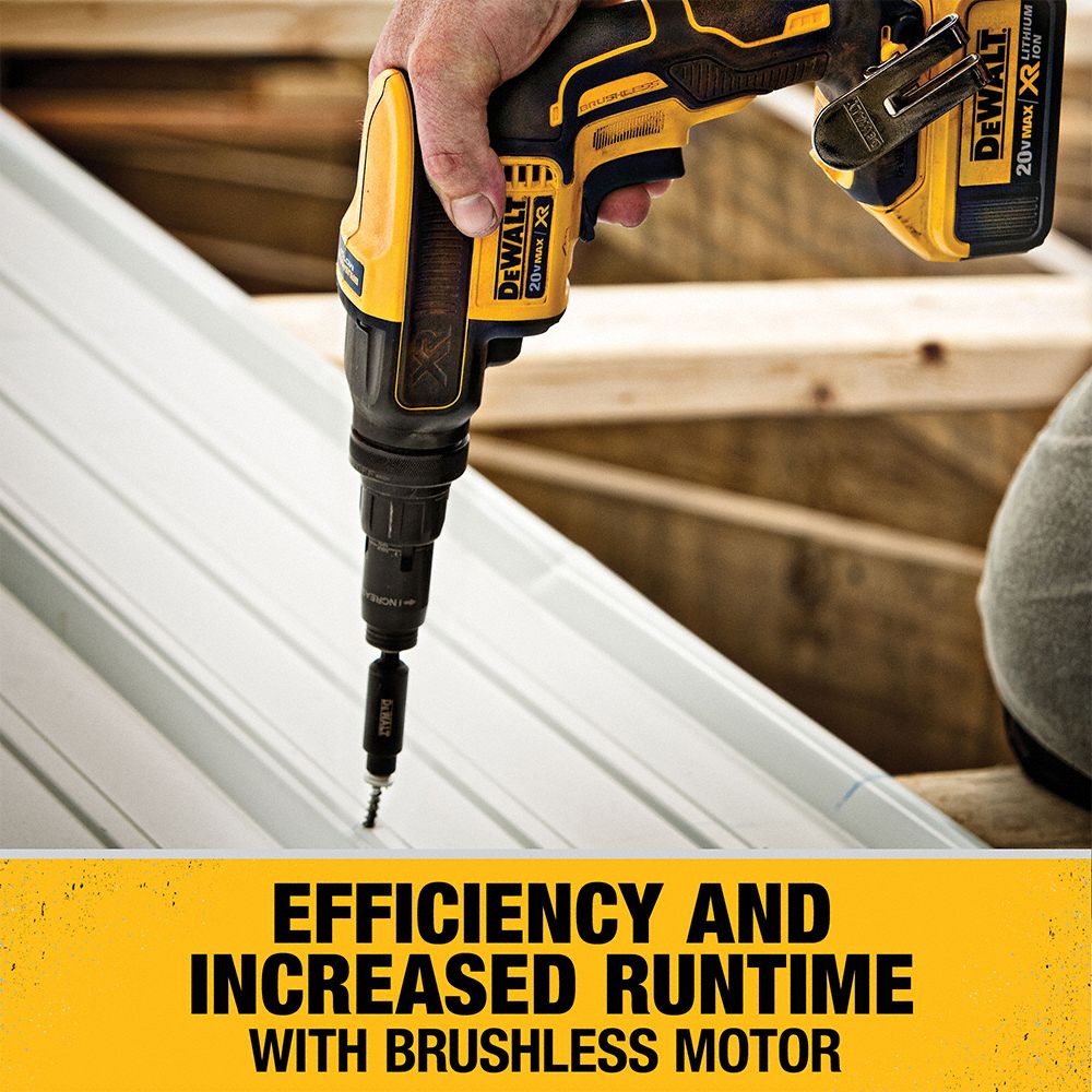 DEWALT Screw Gun Kit, Cordless, 1/4 in Hex Drive Size, 2,000 RPM