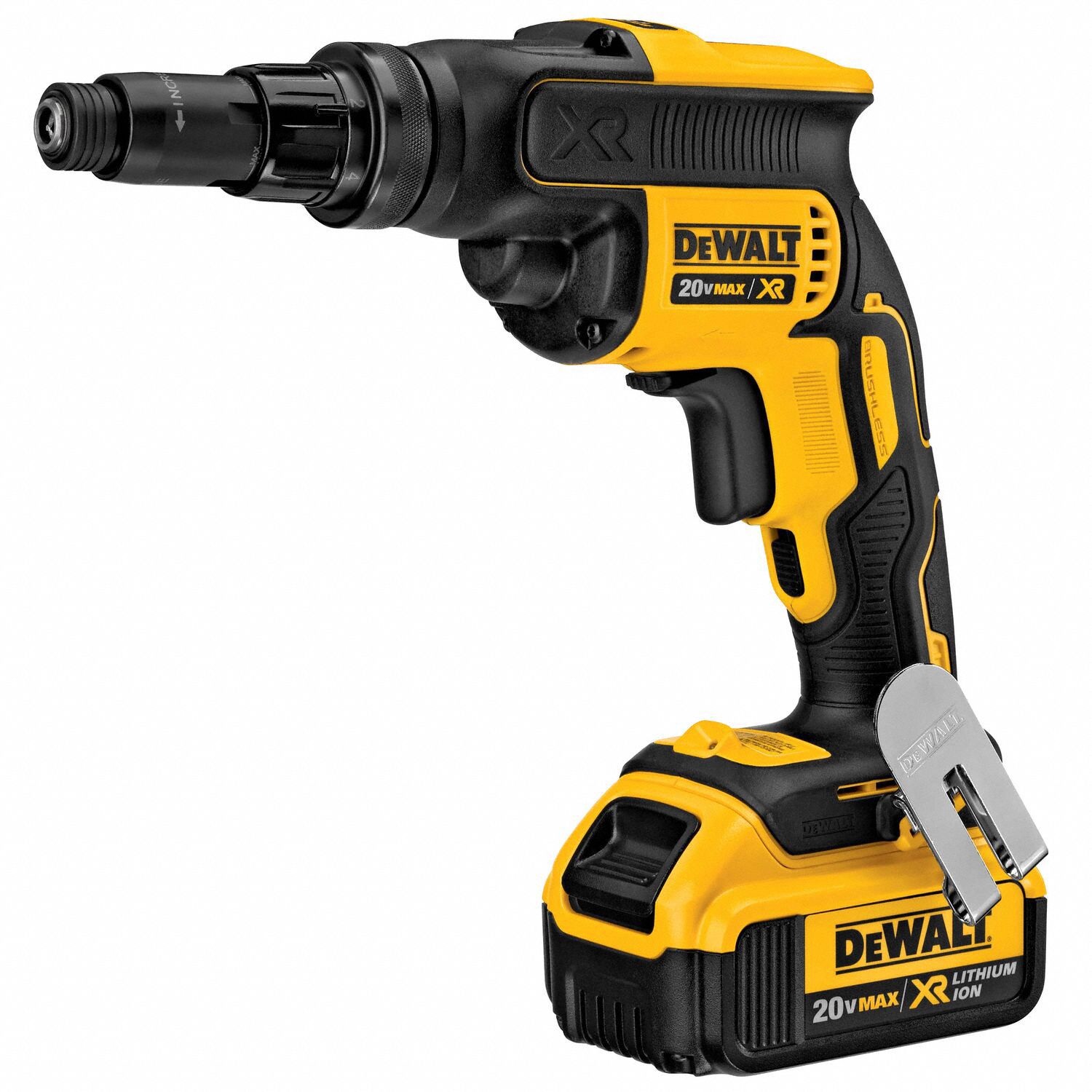 DEWALT Screw Gun Kit, Cordless, 1/4 in Hex Drive Size, 2,000 RPM