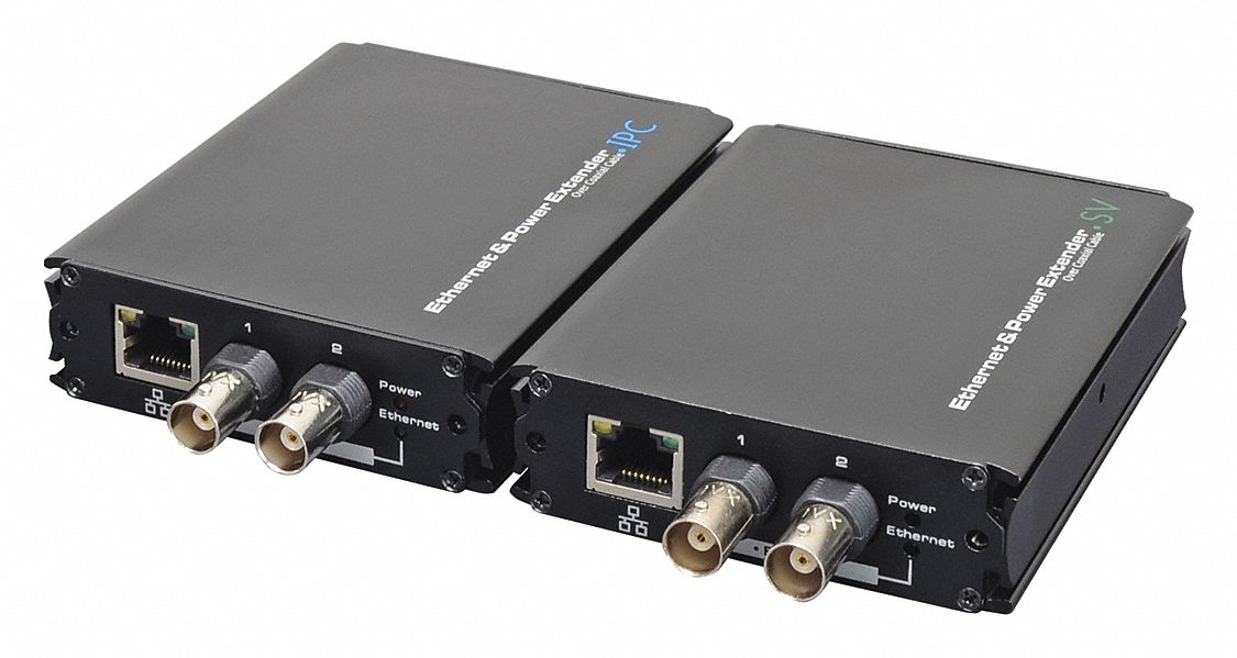 SPECO TECHNOLOGIES Ethernet and Power Over Coax Adapter Kit - 49AZ33