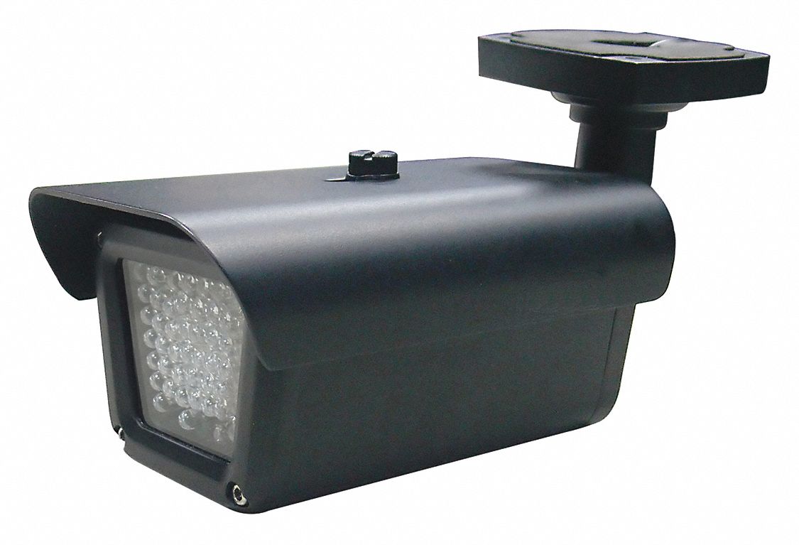 SPECO TECHNOLOGIES Infrared LED Illuminator, 180 ft., IP66 49AZ62