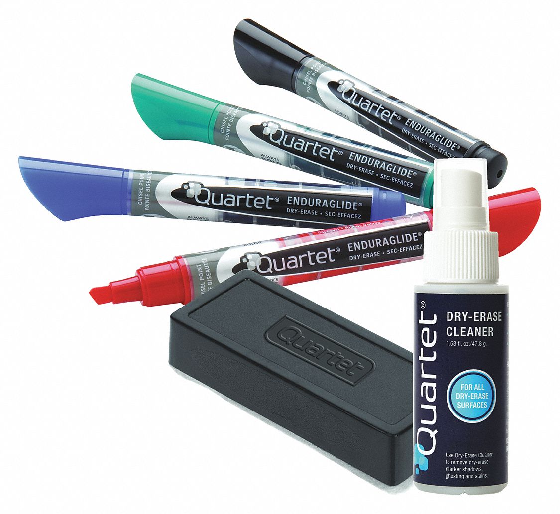 QUARTET, Chisel, Capped, Dry Erase Marker Set 49EU815001M4SKA