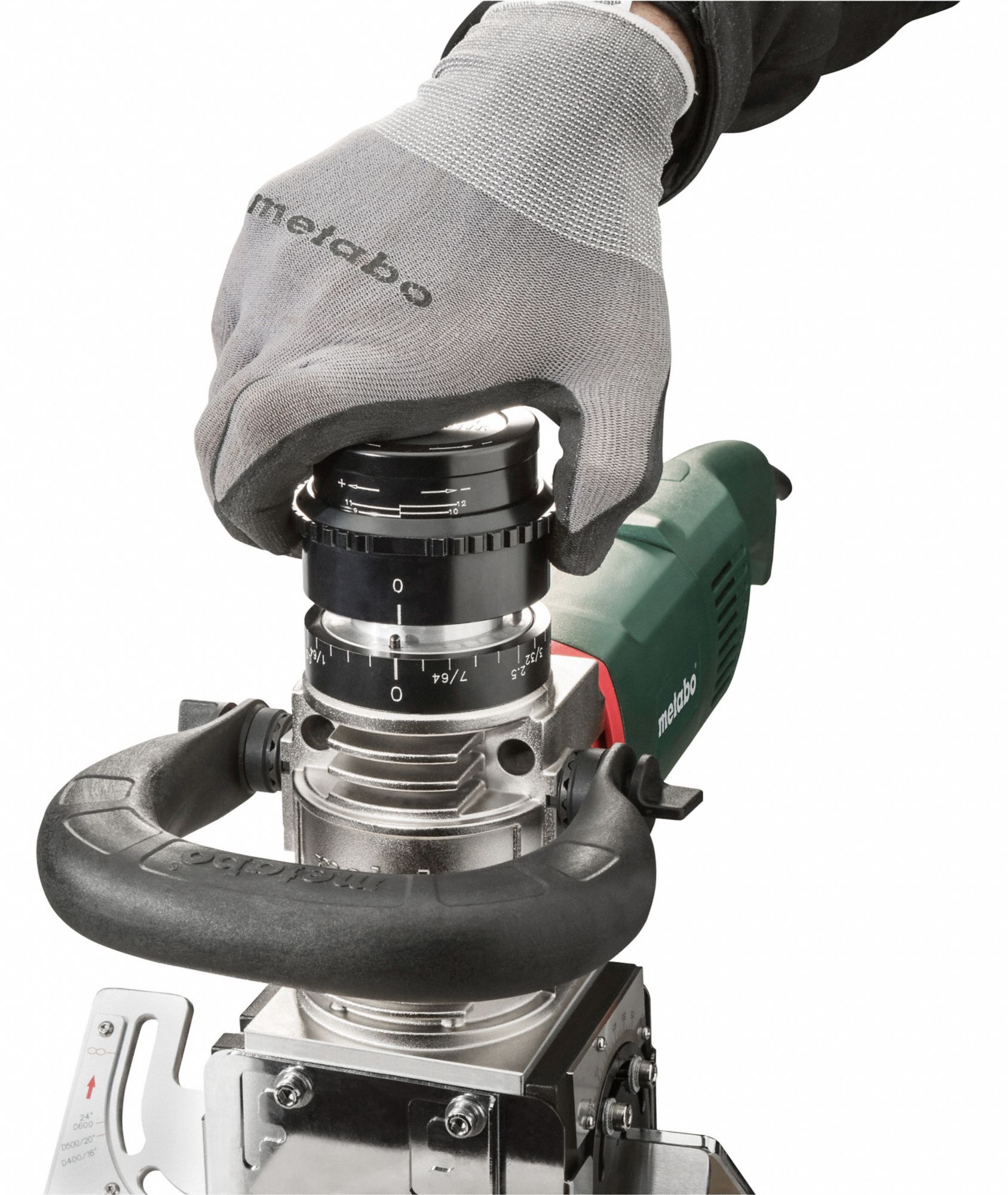 METABO Portable Beveling Machine: 5/8 in Max. Bevel, 0 Degrees to 90