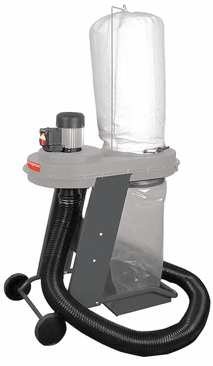 DAYTON Dust Collector, 650 CFM 49H00249H002 Grainger