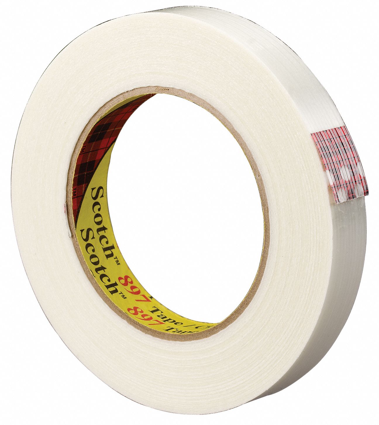 SCOTCH Filament Tape, 45/64 in. x 60 yd., PK12 49H649897 Grainger