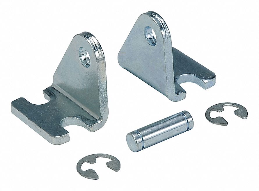 PARKER, Clevis, Fits 2 in_2 1/2 in Bore Dia, Pivot Bracket Kit with Pin