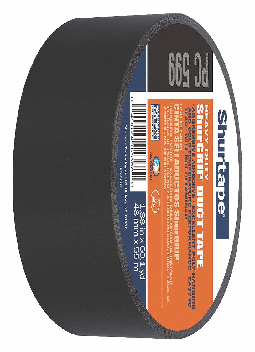 SHURTAPE Duct Tape Grade Industrial, Number of Adhesive Sides 1, Duct