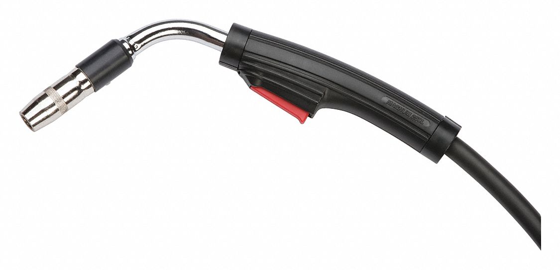 LINCOLN ELECTRIC MIG Gun Magnum Pro 250L, 250 A, 0.045 in, 10 ft, 49JR58