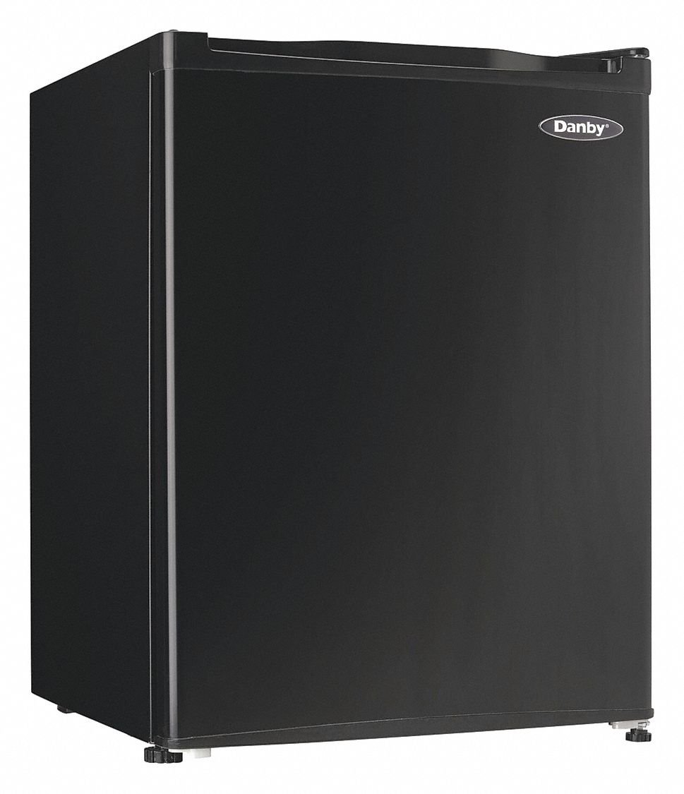 DANBY Refrigerator, Commercial/Residential, Black, 18 5/8 in Overall