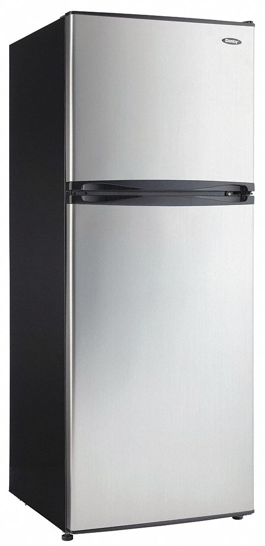 DANBY Refrigerator, Commercial/Residential, Stainless Steel/Black, 233