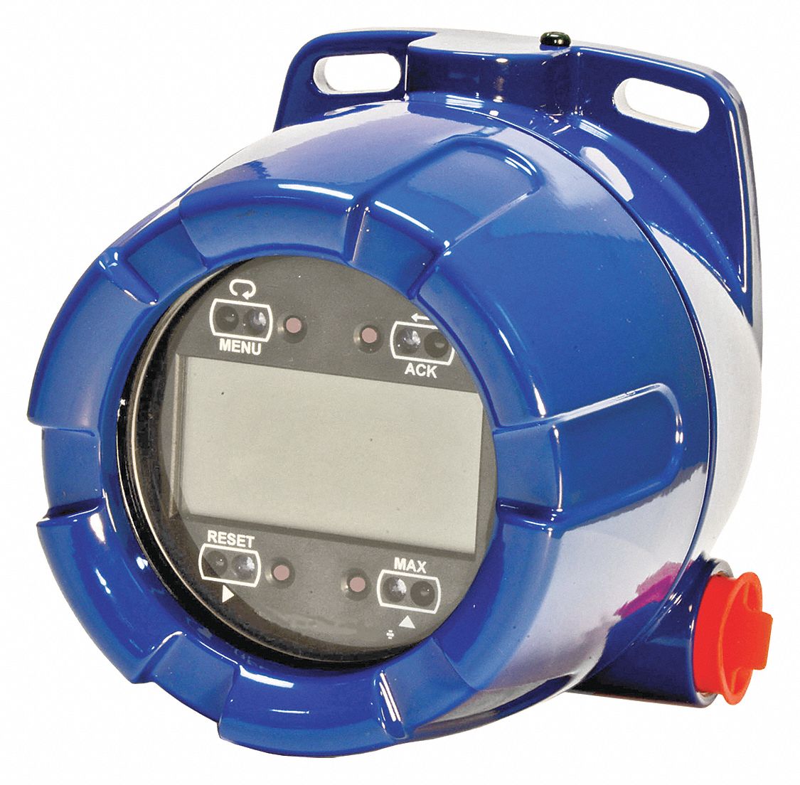 FLOWLINE Level Indicator, LCD, 5 Digits, Aluminum 49K029300500