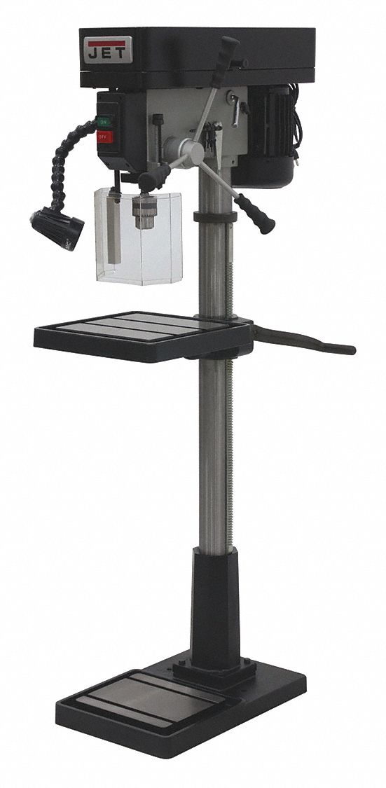 JET, Belt, Fixed, Floor Drill Press 49LX95IDP17 Grainger
