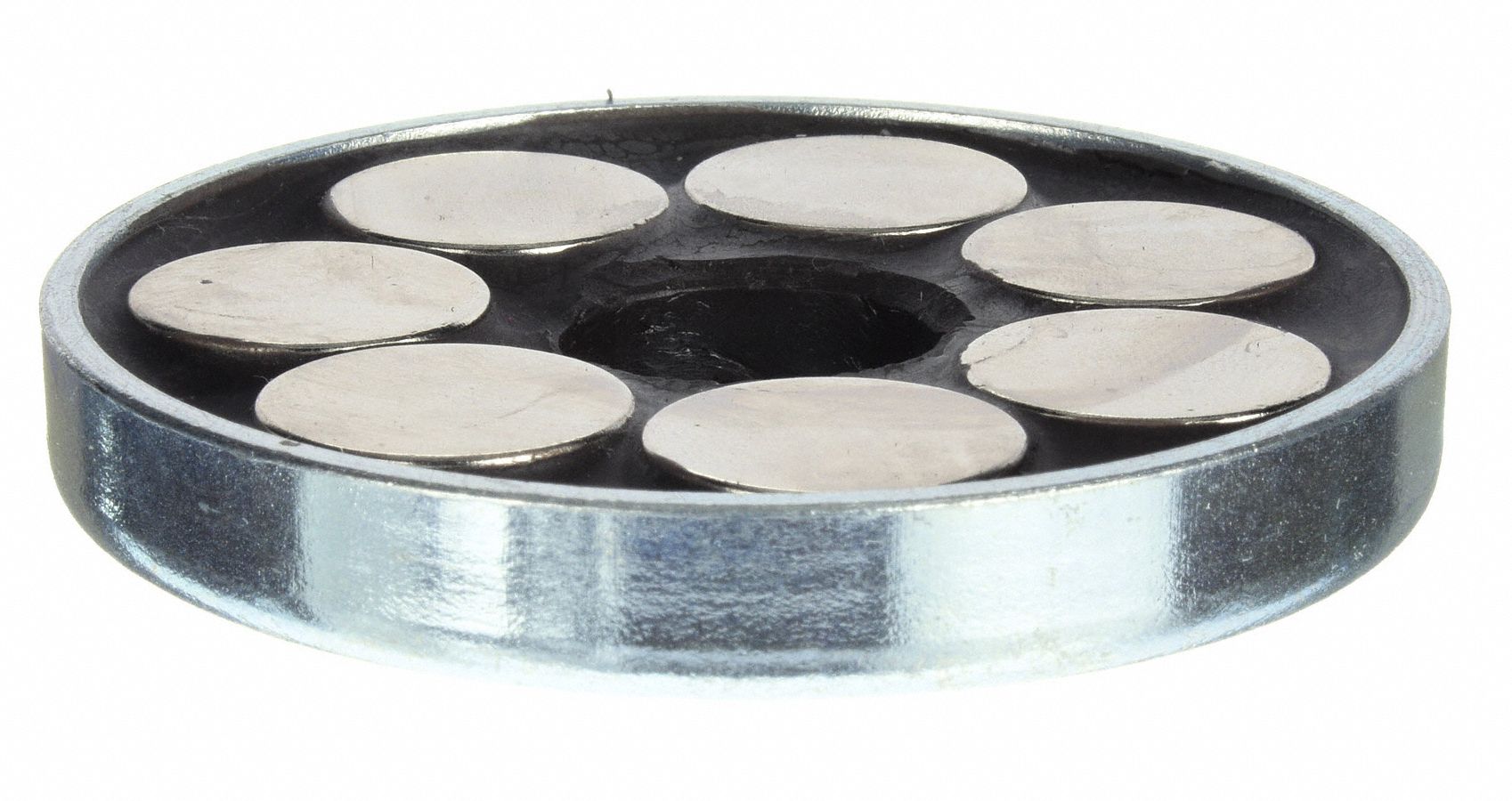 MAGMATE Cup with Bolt Ceramic 200 lb Max. Pull, 0.375 in Thick, 2 5/8 in