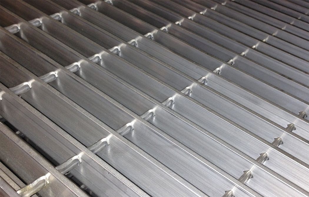DIRECT METALS Smooth Bar Grating, 24" Span, 48 in X 1.25 in, Aluminum