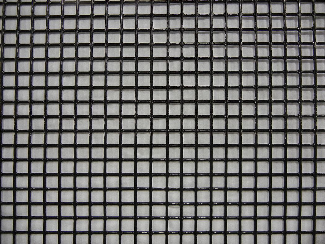 DIRECT METALS Wire Mesh, Black, Fine, 4 ft.W, 48" L 49N57812002E063