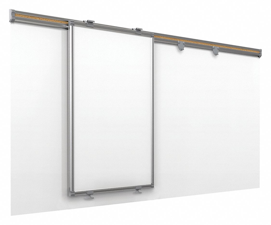 Wall Mounted, 48 in Dry Erase Ht, Dry Erase Board 49RM2262853 Grainger