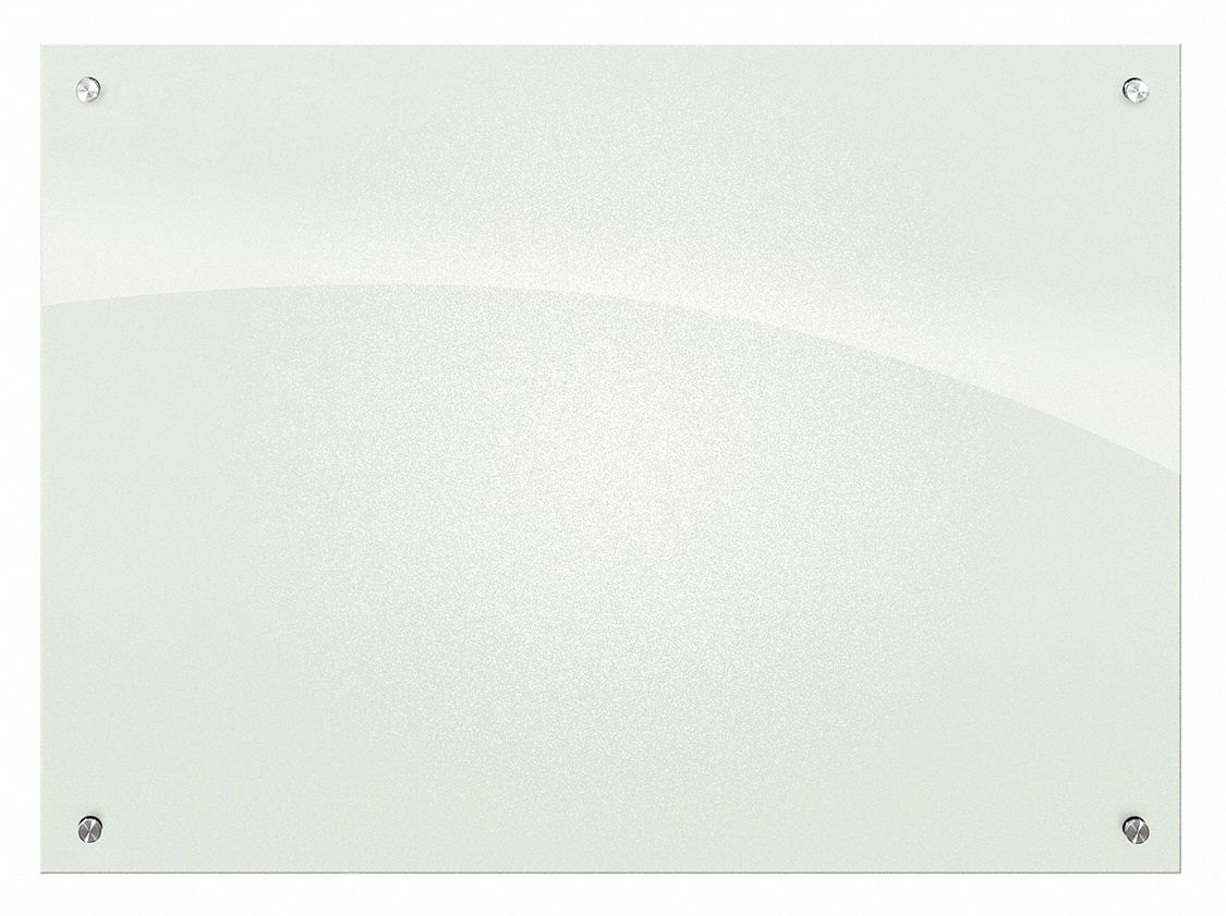 GlossFinish Glass Dry Erase Board, Wall Mounted, 35 7/16 inH x 47 15/