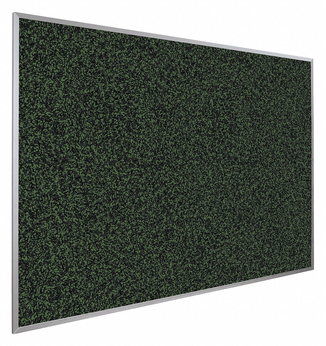 BESTRITE PushPin Bulletin Board, Recycled Rubber, 36 inH x 48 inW