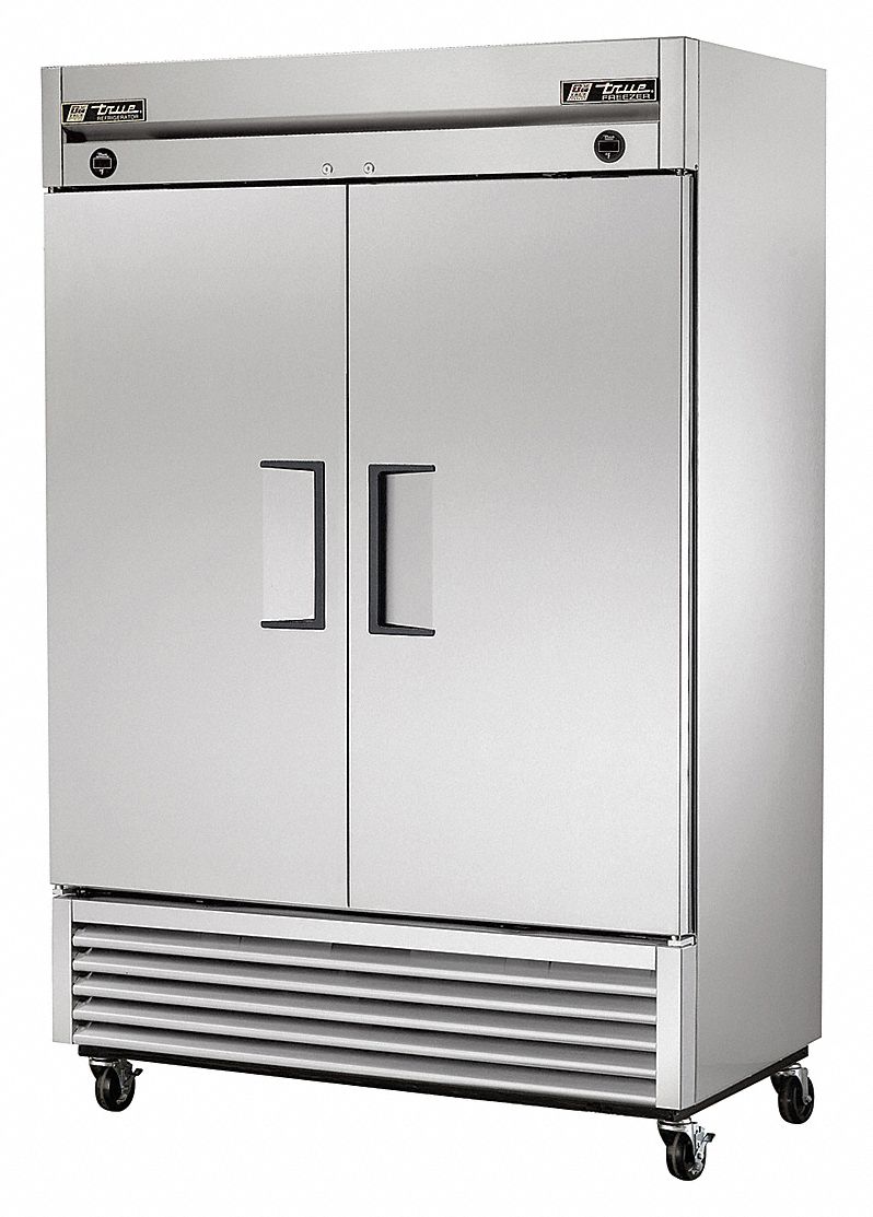 TRUE Refrigerator and Freezer, Commercial, Stainless Steel, 54 1/8 in