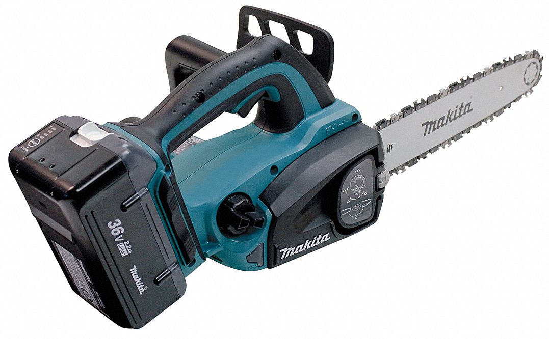 12", 36V, Battery Powered, Cordless Chain Saw Kit Grainger
