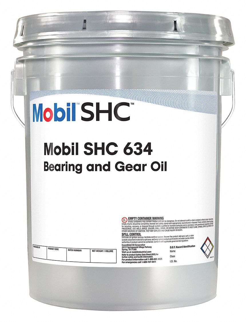 MOBIL Gear Oil Synthetic, SAE Grade 140, 5 gal, Pail 49VR97110849