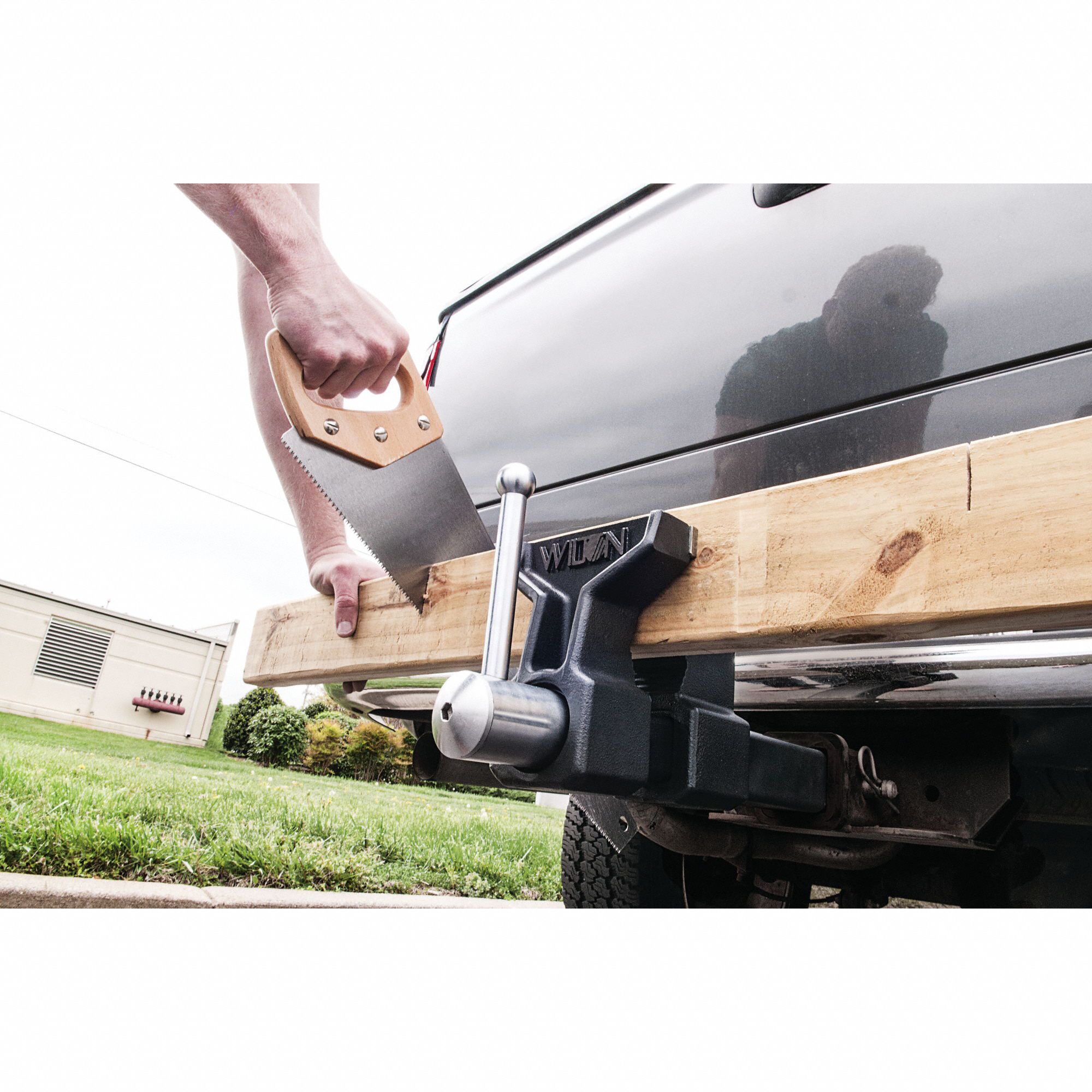 WILTON Heavy Duty Truck Hitch Vise, 5 in Jaw Width, 6 in Max. Opening