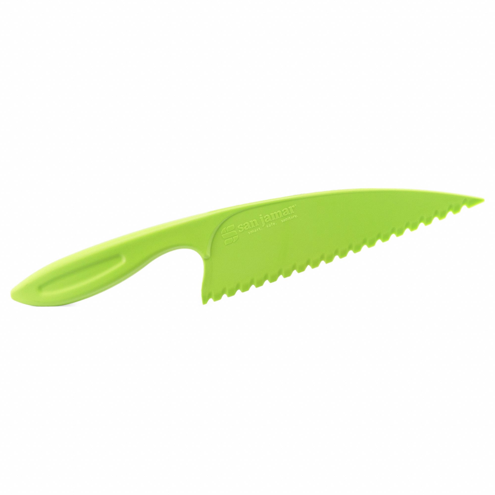 SAN JAMAR, Serrated, 12 in Overall Lg, Lettuce Knife 49XK81LK200W