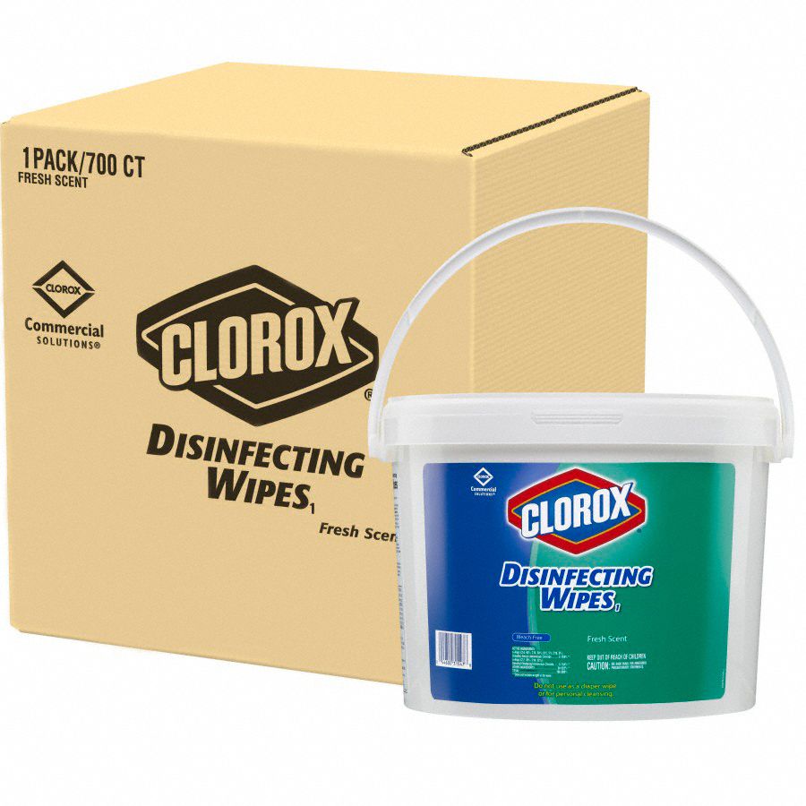CLOROX Disinfecting Wipes Canister, 700 ct Container Size, Ready to