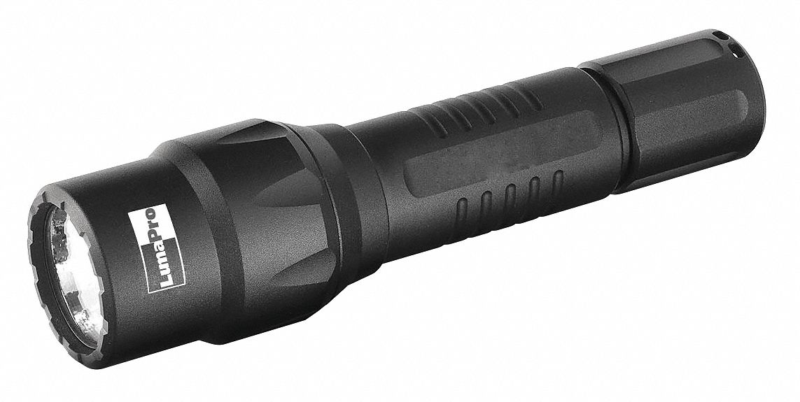 LUMAPRO Industrial LED Handheld Flashlight, Aluminum, Maximum Lumens