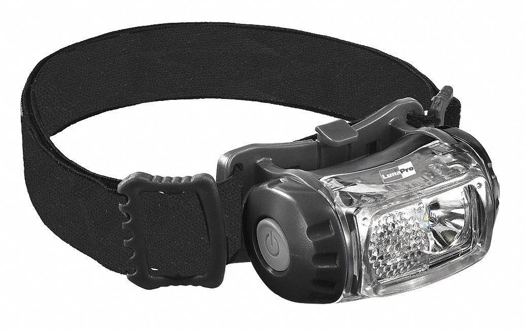 LUMAPRO LED Headlamp, Plastic, 50,000 hr Lamp Life, Maximum Lumens