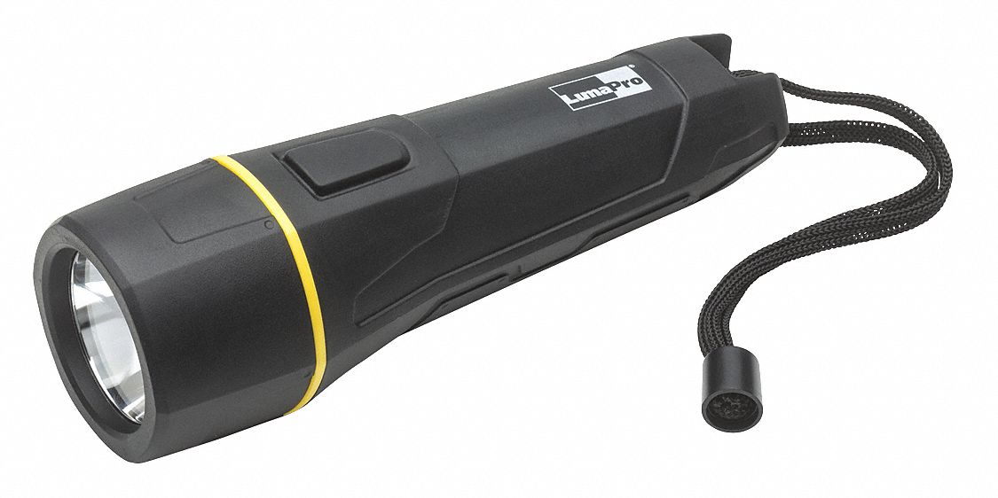 LUMAPRO General Purpose LED Handheld Flashlight, Plastic, Maximum