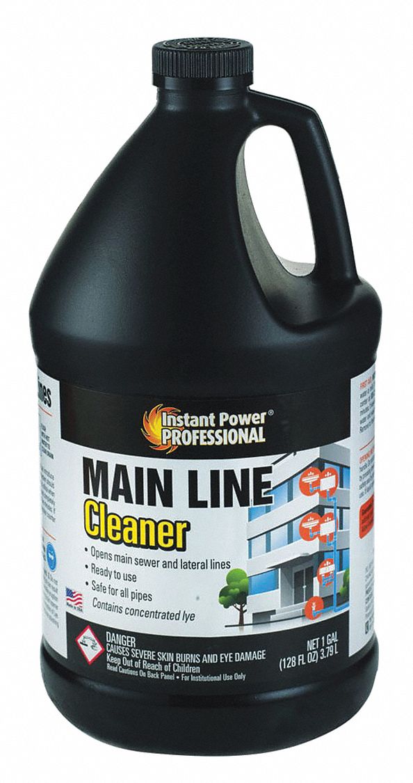 INSTANT POWER PROFESSIONAL Main Line Cleaner, 1 gal Jug, Unscented