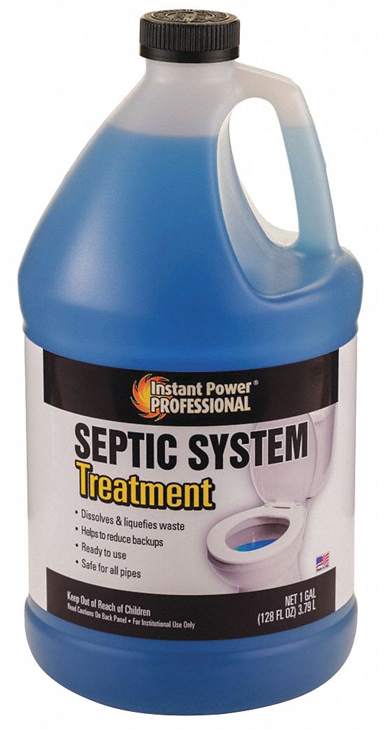 INSTANT POWER PROFESSIONAL Septic Tank Treatment, 1 gal Jug, Unscented