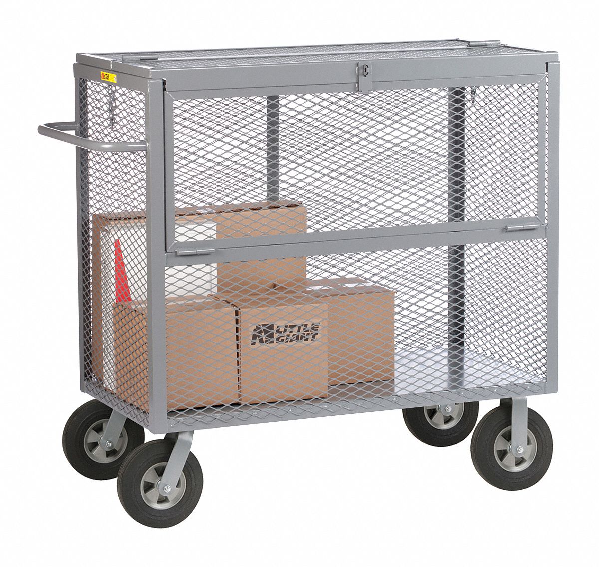 LITTLE GIANT, 1,500 lb Load Capacity, 54 in x 30 in x 50 1/2 in, DropGate Security Box Trucks