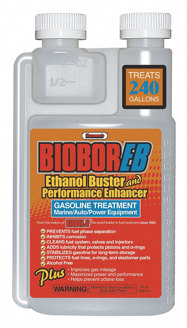BIOBOR Ethanol Fuel Treatment Fuel Additives and Stabilizers, 16 oz Size 49YM02BBEB16EZ01US