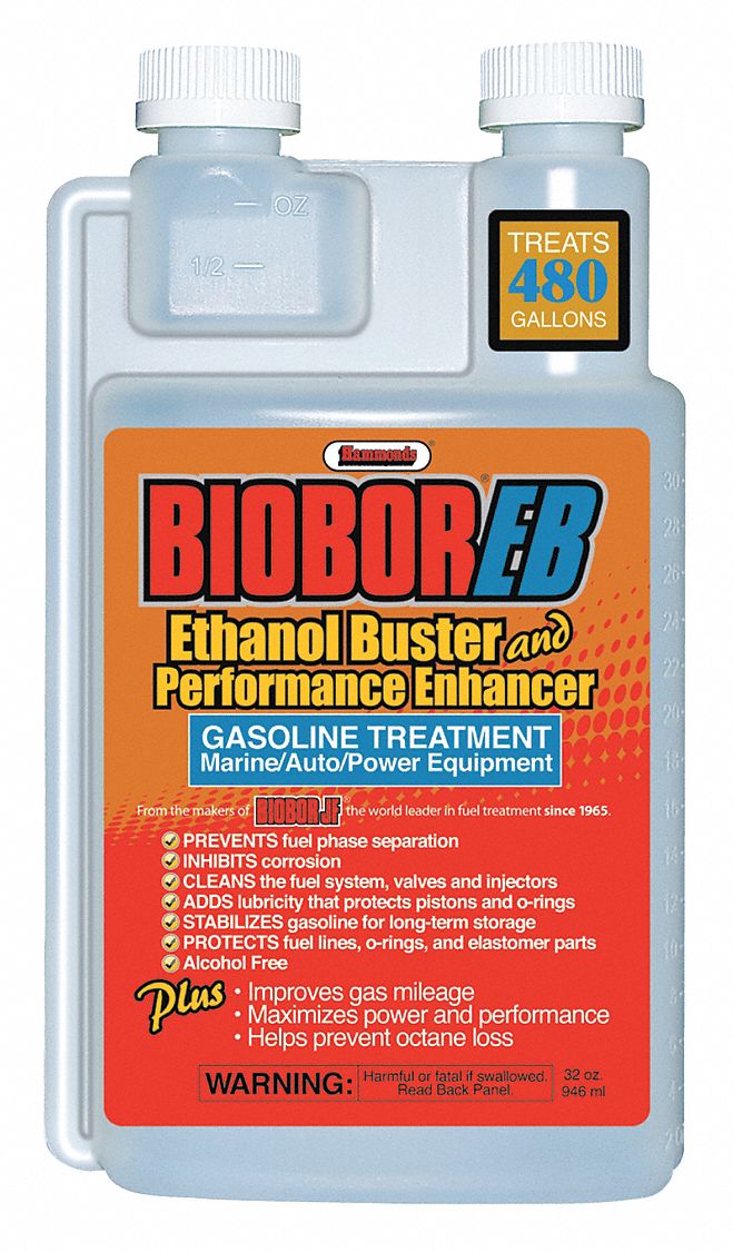 BIOBOR Ethanol Fuel Treatment Fuel Additives and Stabilizers, 32 oz Size 49YM03BBEB32EZ01US