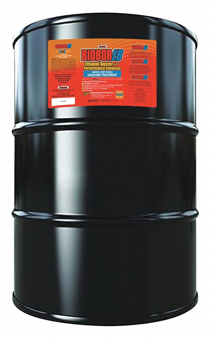 BIOBOR Ethanol Fuel Treatment, 55 gal. 49YM06BBEBDRUM01US Grainger