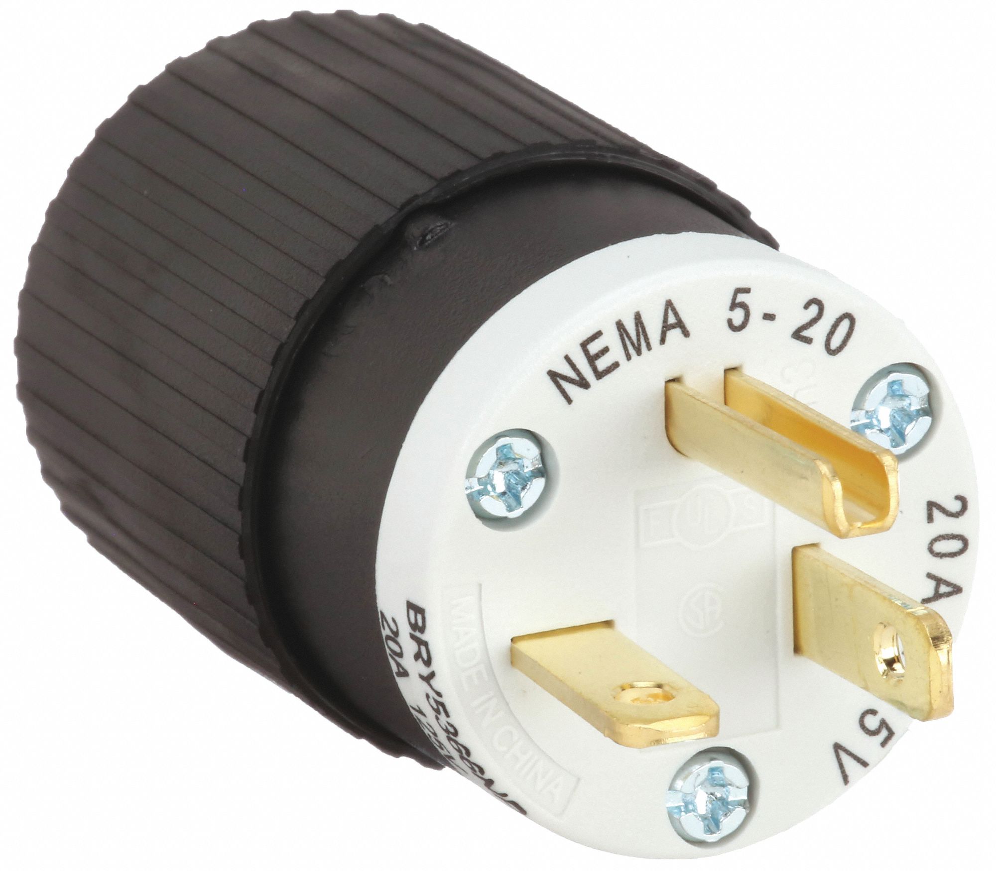 5-20P, 20 A, Straight Blade Plug - 49YY51|BRY5366NP - Grainger