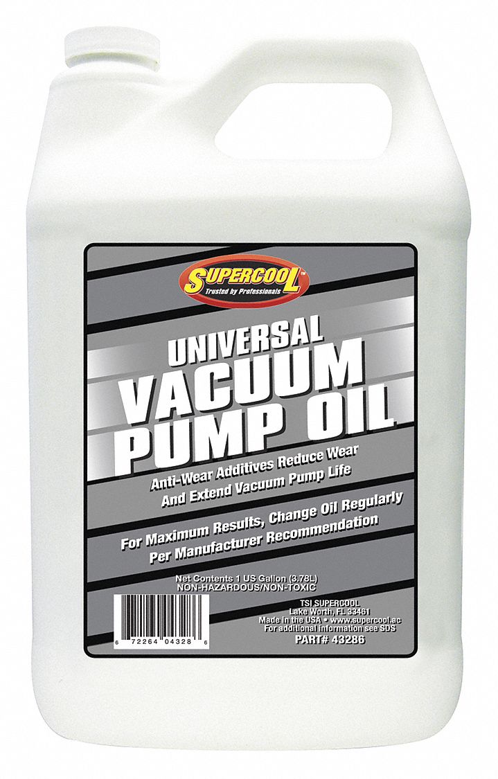 SUPERCOOL Vacuum Pump Oil, 1 gal Container Size 49YZ9243286 Grainger