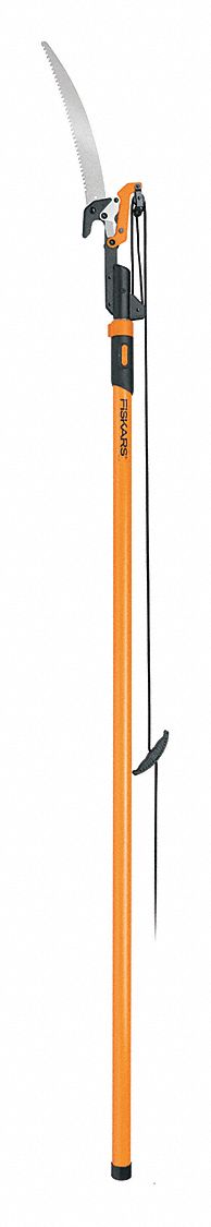 FISKARS 3939811003 Tree Pruner Pole and Pole Saw,14 ft Pole