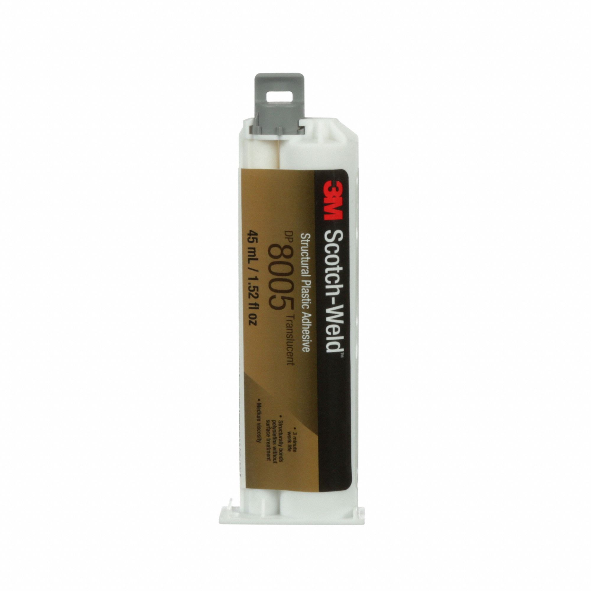 3M Acrylic Adhesive DP8005, Ambient Cured, 45 mL, DualCartridge