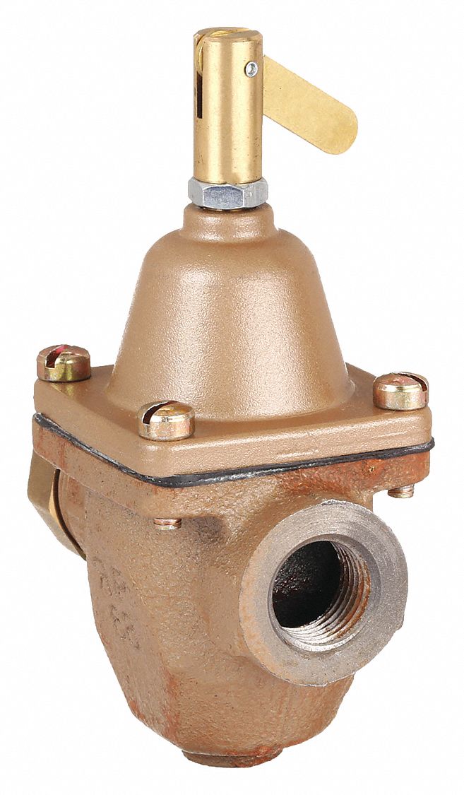 WATTS 41/8" x 53/8" Boiler Feed Valve, FNPT x Sweat Union 4A824