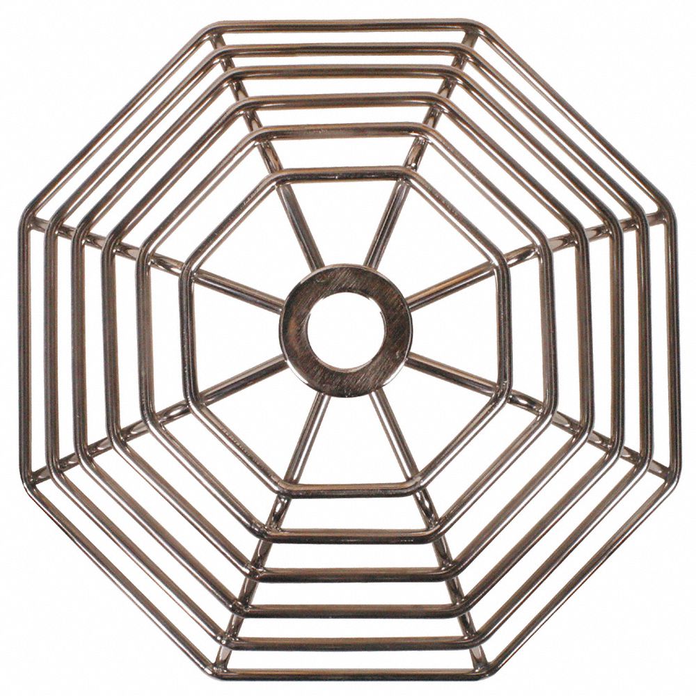 SAFETY TECHNOLOGY INTERNATIONAL Smoke Detector Guard: Stainless Steel