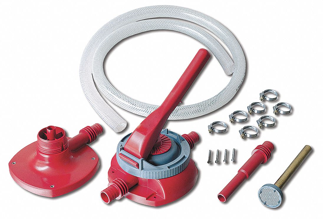 DAYTON, Lever, 55 gal For Container Size, Hand Operated Drum Pump