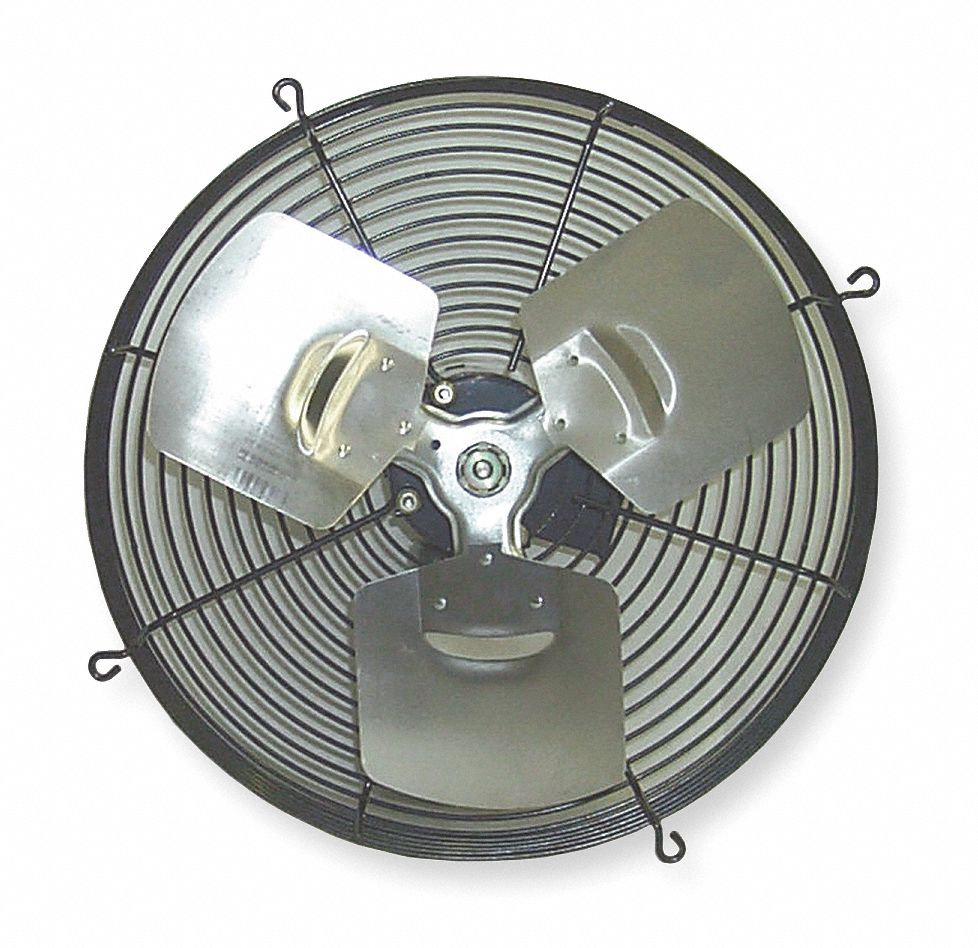 DAYTON 16 in Blade Dia. HP Guard Mounted Exhaust Fan, 1550 Motor RPM
